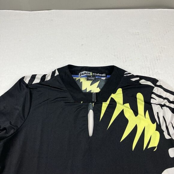 Jamie Sadock Performance Golf Shirt Printed Buckle Short Sleeve Top Size SMALL - Picture 3 of 11